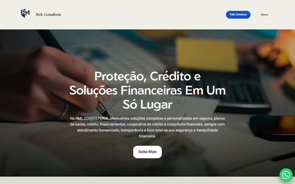 Site da RML Consultoria
